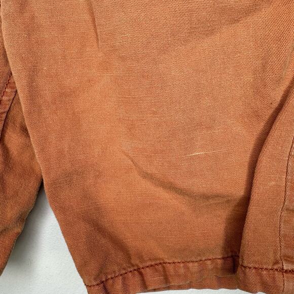 Mayoral Classy Line Kids Size 5 Shorts Linen Blend Orange Beach Summer GUC - Picture 3 of 6
